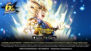 DRAGON BALL LEGENDS quotLL Super Vegitoquot TRAILER  6th Anniversary DB Legends Reveals Edit [upl. by Nibroc]