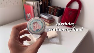 041 birthday stationery haul  itsjournal [upl. by Anaeg]