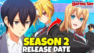 Trapped in a Dating Sim Season 2 Official Release Date Out 🤯 Crunchyroll IN [upl. by Restivo]