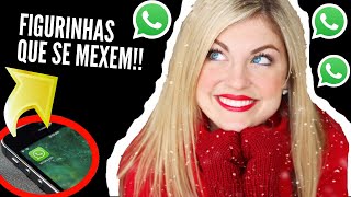 🔴Como Fazer FIGURINHA Que Se MEXE No WHATSAPP  Como criar figurinha em movimento no WHATSAPP✅ [upl. by Holloway]