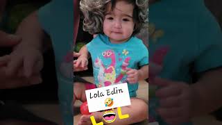 HOW BABY EDIN LOOKS LIKE IN A WIG [upl. by Parette]