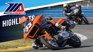 MotoAmerica Mission King of the Baggers Race 2 Highlights at Daytona 2023 [upl. by Schweiker947]