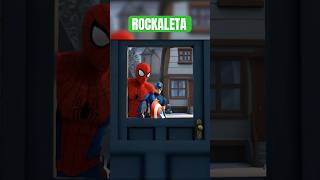 Rockaleta😂 ia marvel fortnite gaming deadpool spiderman capitanamerica humor gamer [upl. by Asiruam675]