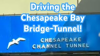 Driving the Chesapeake Bay Bridge Virginia Beach November 2024 [upl. by Portingale]