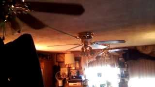 Encon Universal Litex Harbor Breeze and CEC Ceiling Fans in a bedroom video tour [upl. by Dannie]