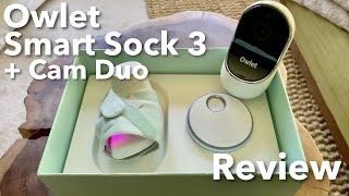 Owlet Smart Sock 3 Review   Baby Monitor Duo  Is the Owlet Sock a MUST HAVE [upl. by Ennaitsirk]