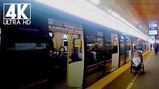 Vancouver Skytrain Granville Station 4k  Canada Life  2021 [upl. by Cinomod626]