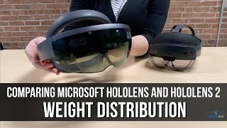 Microsoft HoloLens vs HoloLens 2  Weight [upl. by Aisilef781]