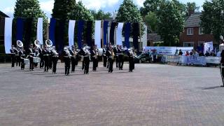 Drumfanfare Exempel 2011 Mars van de 41e lichte brigade [upl. by Glavin]