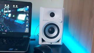 pioneer dm40 40w 4inch compact active monitor speakers sound test [upl. by Cassey]