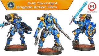 Contrast Painting the New O12 Torchlight Brigade from Corvus Bellis Infinity [upl. by Enyt]