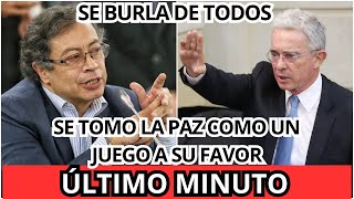 🛑ÁLVARO URIBE SE LE PARÓ DE FRENTE A GUSTAVO PETRO POR AMISTAD CON MANCUSO NOTICIAS DE COLOMBIA [upl. by Koziara]