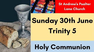 St Andrews Psalter Lane Church Service of Holy Communion for Sunday 30th June 2024 [upl. by Kissiah]