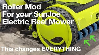 Roller Mod for the Sun Joe 24VCRLM15 [upl. by Alvarez]