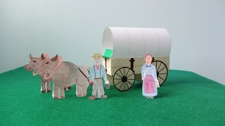 3D Covered Wagon Project [upl. by Woll]