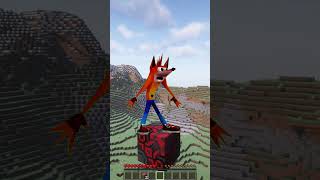 Sprunki Clukr Phase 4 vs Crash Bandicoot in Minecraft [upl. by Newhall245]