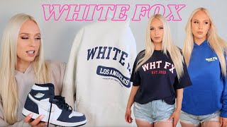 White Fox Loungewear TryOn Haul [upl. by Ailahs]