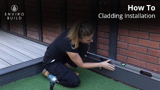 Composite Cladding Installation  Stepbystep Tutorial by EnviroBuild [upl. by Mathilda]