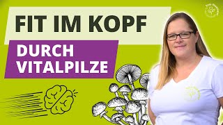 FIT IM KOPF 🚀 mit den Vitalpilzen Hericium Cordyceps und Chaga [upl. by Prud]