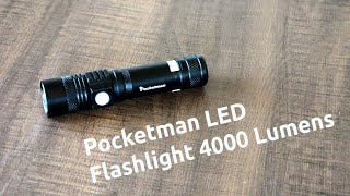 Pocketman LED Flashlight ⚡ 6 Months usage review 🔥💯 [upl. by Ttelrats717]