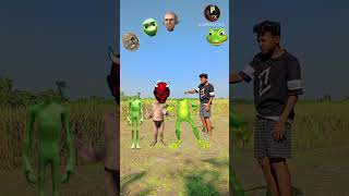 Damito cosita aljen jocker amp dancing frog correct head matching game Magic video [upl. by Beal]