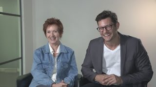 Neighbours Jackie Woodburne amp Rob Mills talk karaoke silly storylines and Harold Bishop [upl. by Eneloc150]