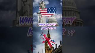 America vs England  Country Comparison 2024 viral trending shorts shortfeed usa uk [upl. by Enneite]