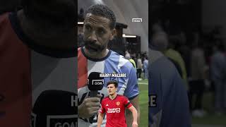 RIO FERDINAND names the BEST defender in the PREMIER LEAGUE 👀 shorts [upl. by Rafferty]