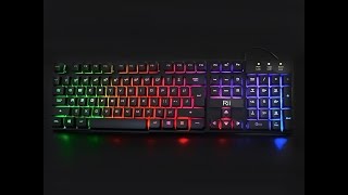 Rii RK100 RGB Keyboard Review [upl. by Ecyar392]