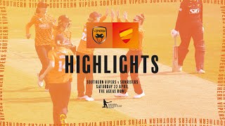 Bouchier Stars With A Bang  Southern Vipers v Sunrisers RHFT 2023 Highlights [upl. by Larena284]