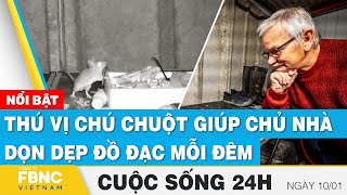 Thú vị chú chuột giúp chủ nhà dọn dẹp đồ đạc mỗi đêm  Cuộc sống 24h  FBNC [upl. by Eissac]