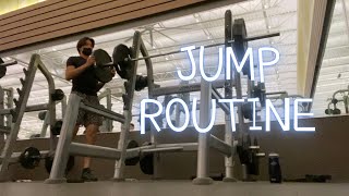 Xace Leem  Jump Training Routine Leg Day [upl. by Bealle]