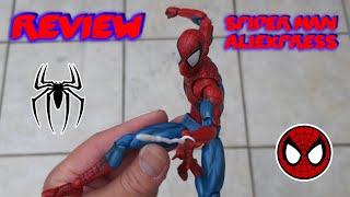 Unboxing e Review Spider Man Mafex Bootleg Medicom [upl. by Suhpesoj]