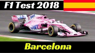 Formula 1 PreSeason Test 2018 in Spain Montmelò  Day 2 Highlights Sparks amp Action [upl. by Aires]