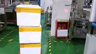 automatic foam boxes tape sealing machine [upl. by Tiga724]