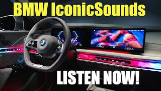 BMW Iconic Sounds Demo  BMW i7 Electric Sound [upl. by Fonville]