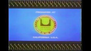 Universal Pictures logo  Universal Studios Hollywood bumper incomplete May 24 1968 [upl. by Eelyahs]