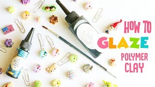 How I Glaze My Polymer Clay Charms with UV Resin [upl. by Marley100]