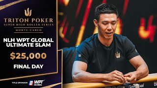 25K NLH WPT Global Ultimate Slam  Event 1 Final Day  Triton Poker Series MonteCarlo 2024 [upl. by Ellezig]