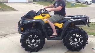 2015 can am 800 xmr with RJWC slip on [upl. by Ocire523]