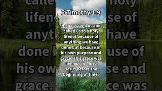 🌎 2 Timothy 19 shorts grace healing [upl. by Anon]