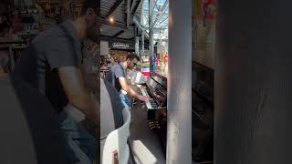 Passerby Sets Public Piano Ablaze Boogie Woogie [upl. by Verge]