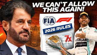 FIA ENDS Hamilton Like DOMINANCE with 2026 Regulations [upl. by Ative656]