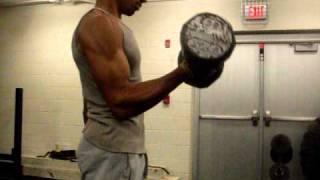 50lb Dumbbell curl 4 reps [upl. by Kendal]