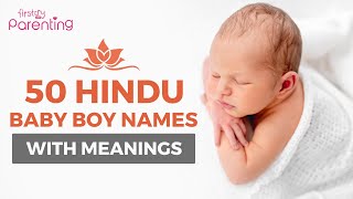 50 Hindu Baby Boy Names With Meanings From A to Z  Hindu Boy Names  Baby Boy Names [upl. by Moses]