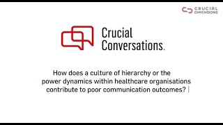 Power Dynamics and Poor Communication in Healthcare [upl. by Adaiha]