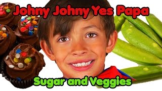 Johny Johny Yes Papa Veggies  Nursery Rhymes [upl. by Eednarb]