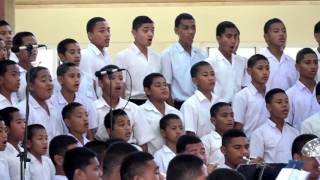 Tupou College Toloa Band amp Choir Medley  HRH Princess Angelika Youth Empowerment Visitation [upl. by Nylatsirk]