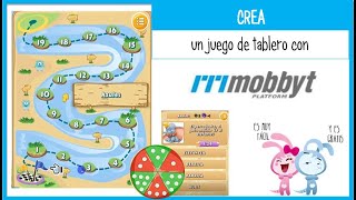 Cómo crear un juego de tablero online para los alumnos en móviles 📱 con mobbyt [upl. by Evannia]