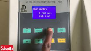 UVVIS SPECTROPHOTOMETER 725D not Zeroing  problem solved [upl. by Cecelia]